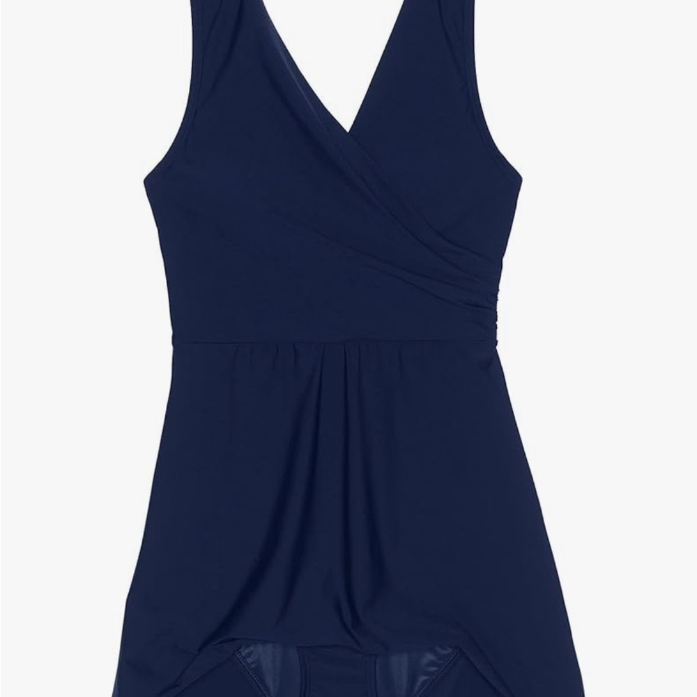 New Lands End Navy Swim dress. 18DD - Picture 2 of 5